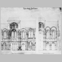 Saint-Nicolas de Blois coupe longitudinale au niveau du transept. Coupe transversale, croisée du transept et croisillon sud, photo Jacques, Jean-Claude, culture.gouv.fr,.jpg